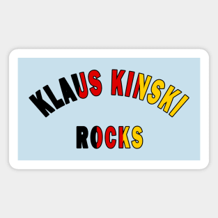 Klaus Kinski Rocks Magnet